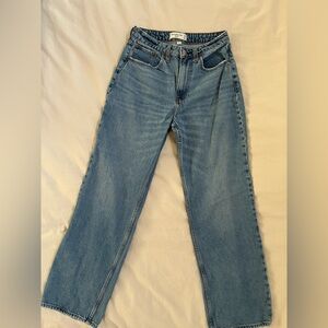 Abercrombie & Fitch Light Blue Straight Leg Jeans